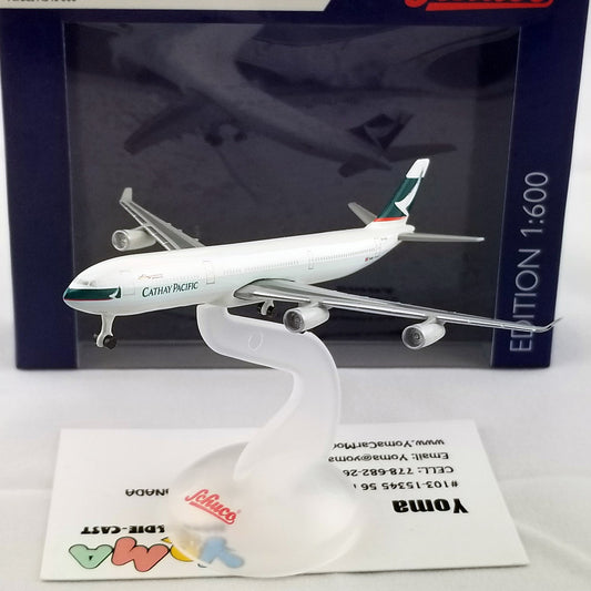 Schuco 1:600 Airbus A340-300 Cathay Pacific 403551672