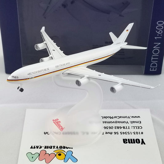 Schuco 1:600 Airbus A340-300 BRD Konrad Adenauer 403551666