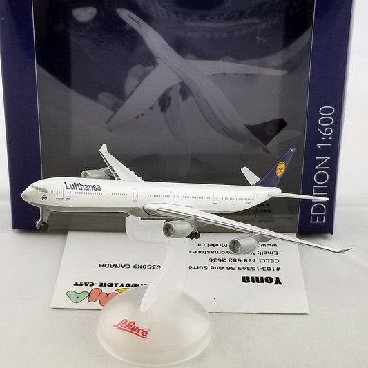 Schuco 1:600 Airbus A340-600 Lufthansa 403551634