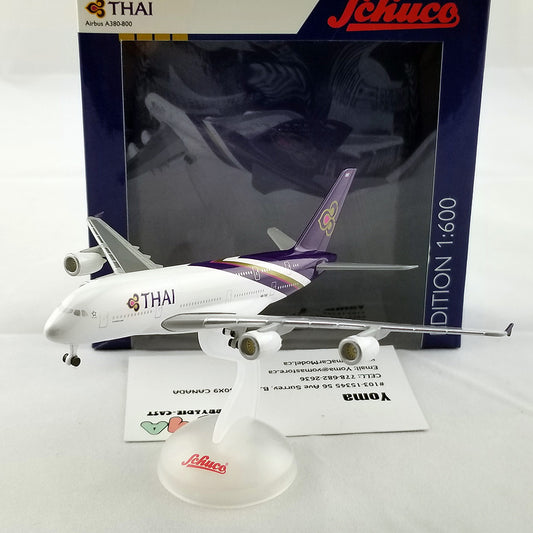 Schuco 1:600 Airbus A380-800 Thai Airways 403551663