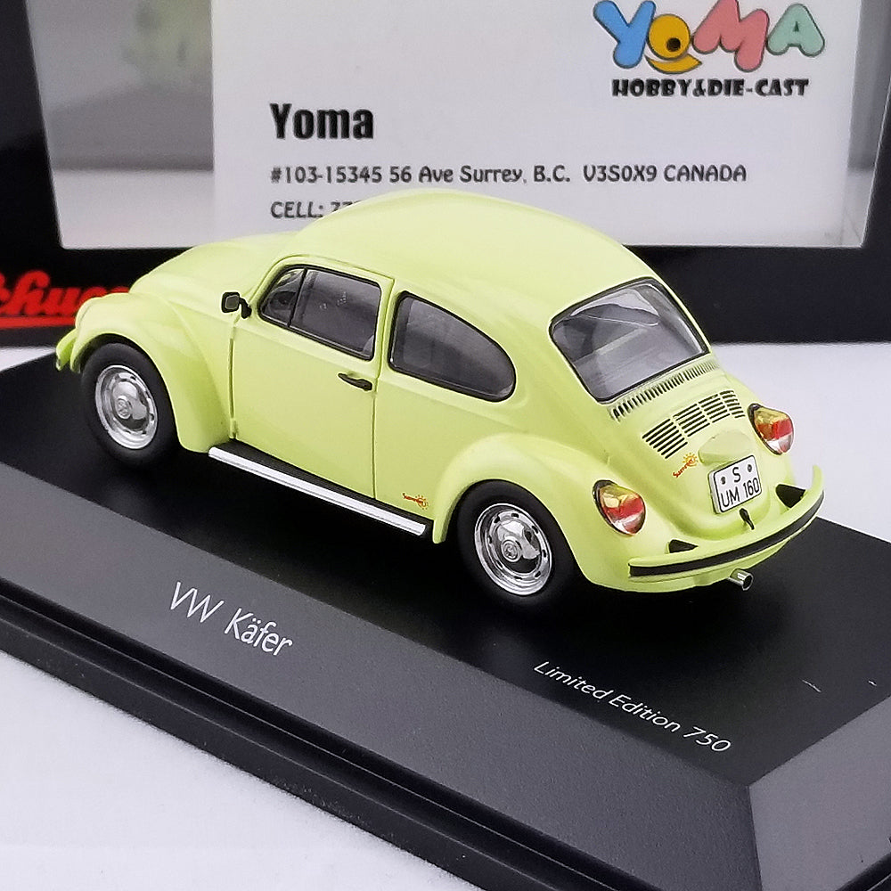 Schuco 1:43 Volkswagen VW Beetle 1600i Summer lime 450389200