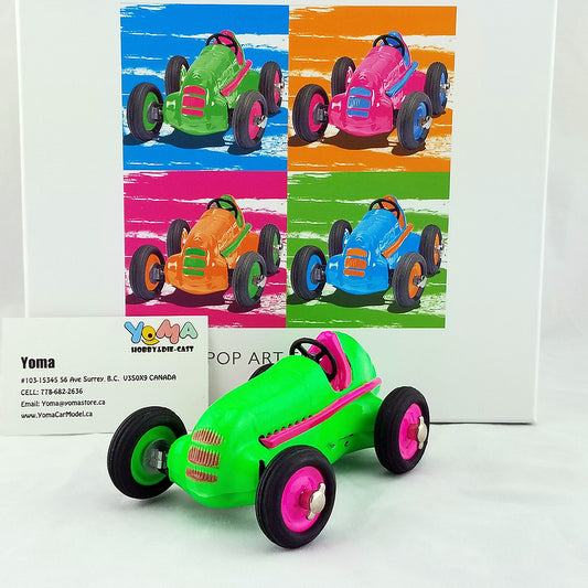 Schuco POP Art Edition I Studio 1 Diecast Clockwork Racing car Green 450111500