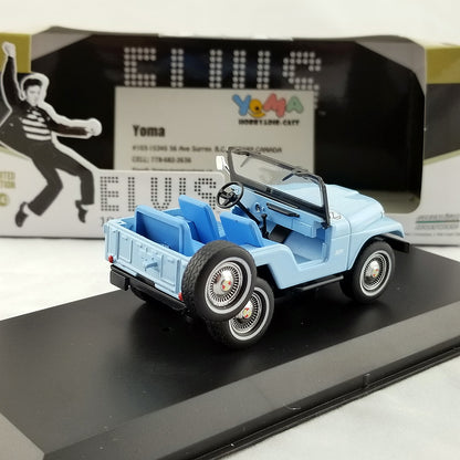 GreenLight 1:43 Elvis Presley (1935-77) - 1963 Jeep CJ-5 - Sierra Blue 86310