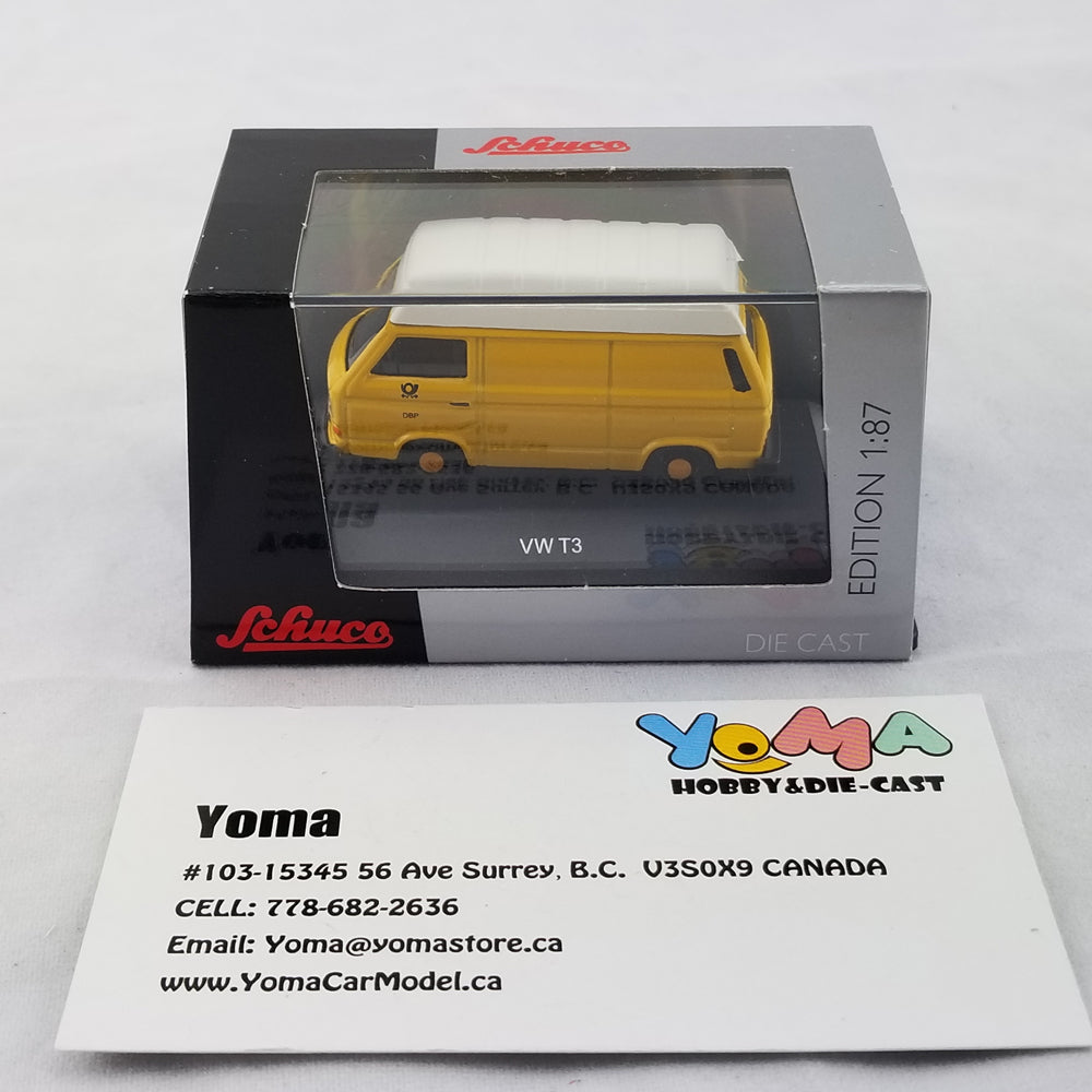 Schuco 1:87 Volkswagen T3 Deutsche Bundespost Amarillo 452614700