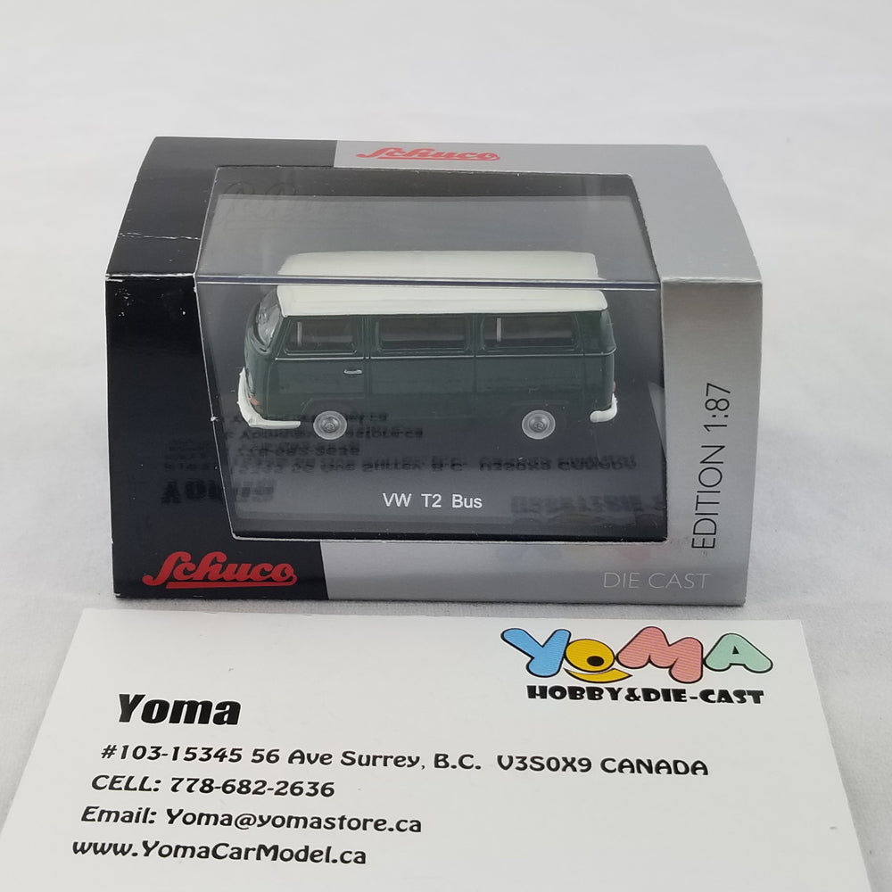 Schuco 1:87 Volkswagen T2 bus green 452622600