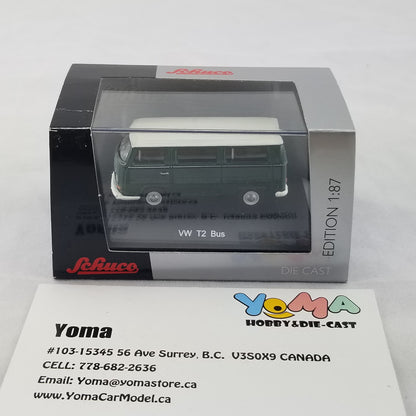 Schuco 1:87 Volkswagen T2 bus green 452622600