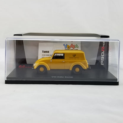 Schuco 1:43 Volkswagen Beetle Käfer kombi small vehicle Deutsche Bundespost Yellow 450900800
