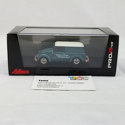 Schuco 1:43 Volkswagen  Beetle (Käfer) small vehicle Volkswagen kombi Service blue 450900900