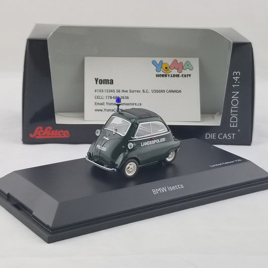 Schuco 1:43 BMW Isetta Landespolizei Country Police 450211700