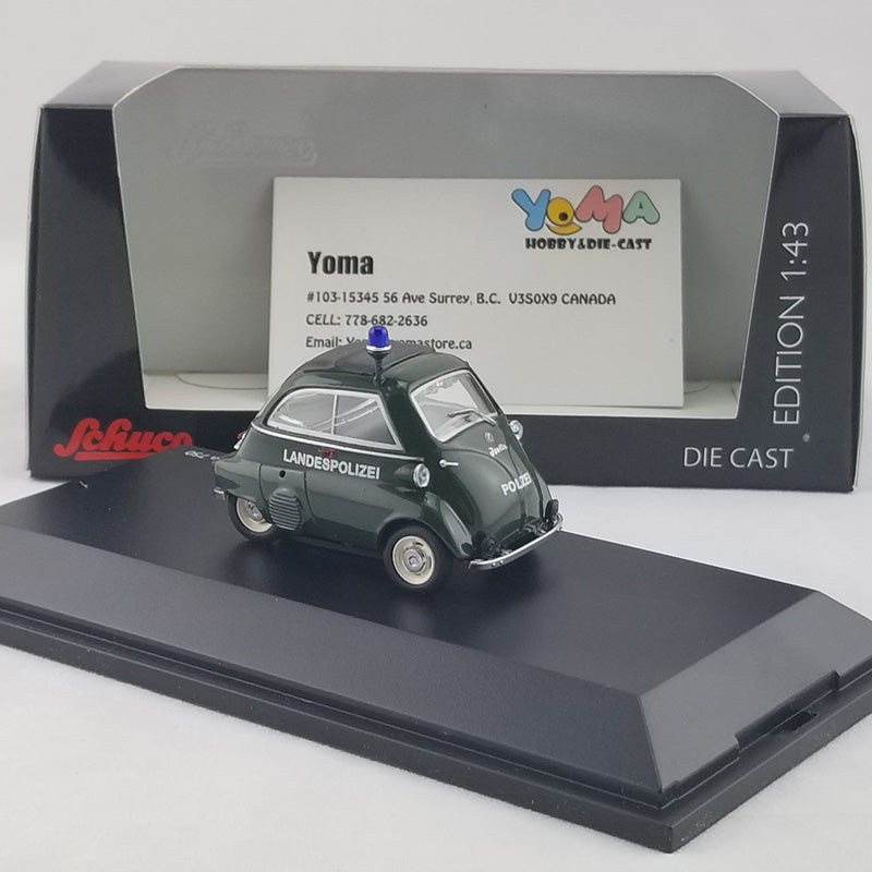 Schuco 1:43 BMW Isetta Landespolizei Country Police 450211700