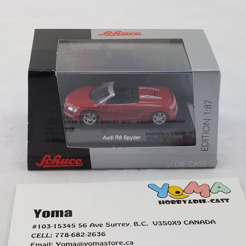 Schuco 1:87 Audi R8 Spyder Red 452603300