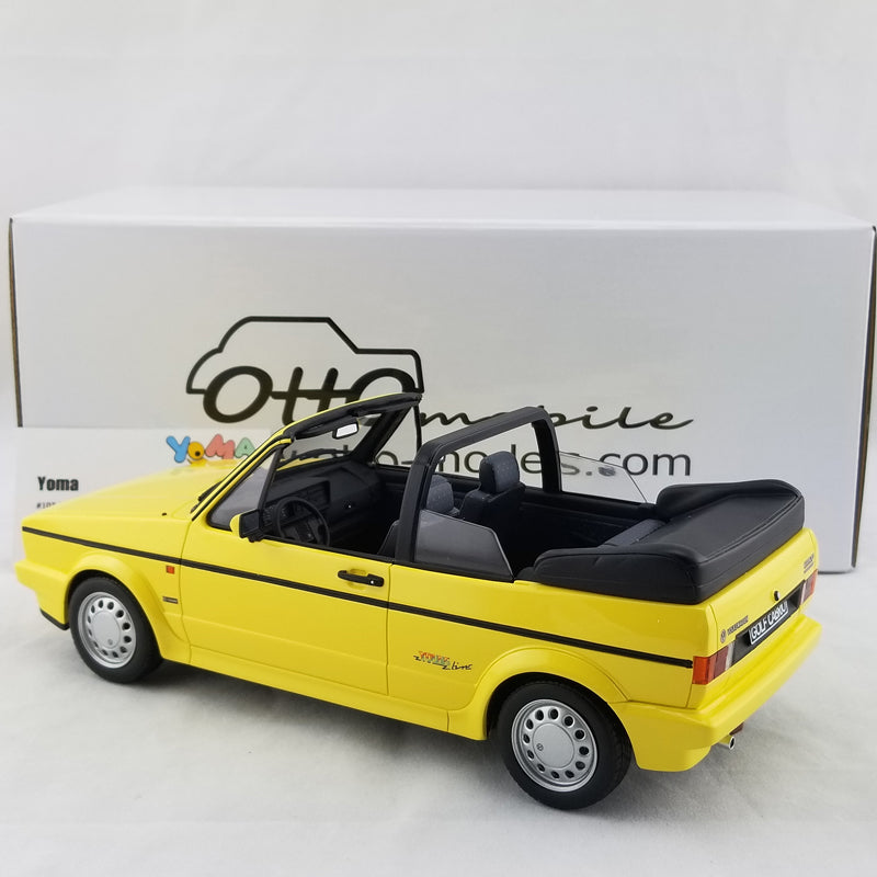 OTTO 1:18 Volkswagen Golf Cabriolet Young Line 1981 Yellow OT693