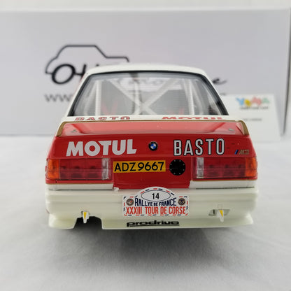 OTTO 1:18 BMW M3 E30 car #14 Tour de Corse 1989 Resin Model Car OT669