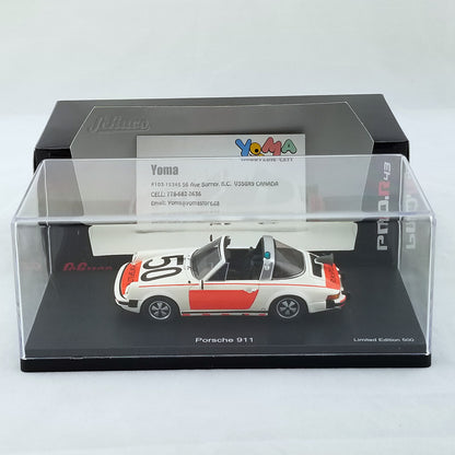 Schuco 1:43 Porsche 911 Targa National police 450891400