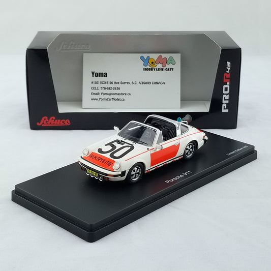 Schuco 1:43 Porsche 911 Targa National police 450891400