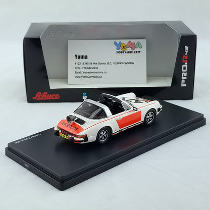 Schuco 1:43 Porsche 911 Targa National police 450891400