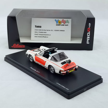 Schuco 1:43 Porsche 911 Targa National police 450891400