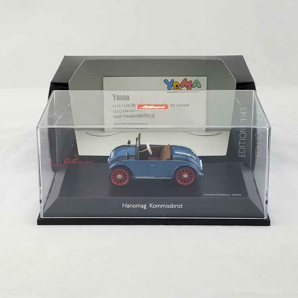 Schuco 1:43 Hanomag Kommissbrot Cabriolet blue 450295900