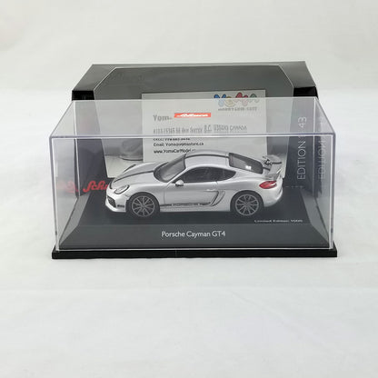 Schuco 1:43 Porsche Cayman GT4 Silver 450759300