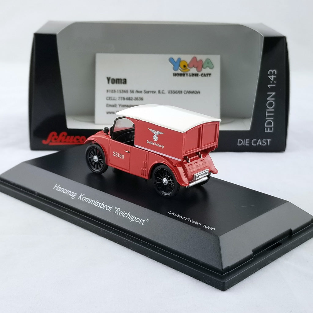 Schuco 1/43 Hanomag Kommissbrot German Reichs post office 450295800