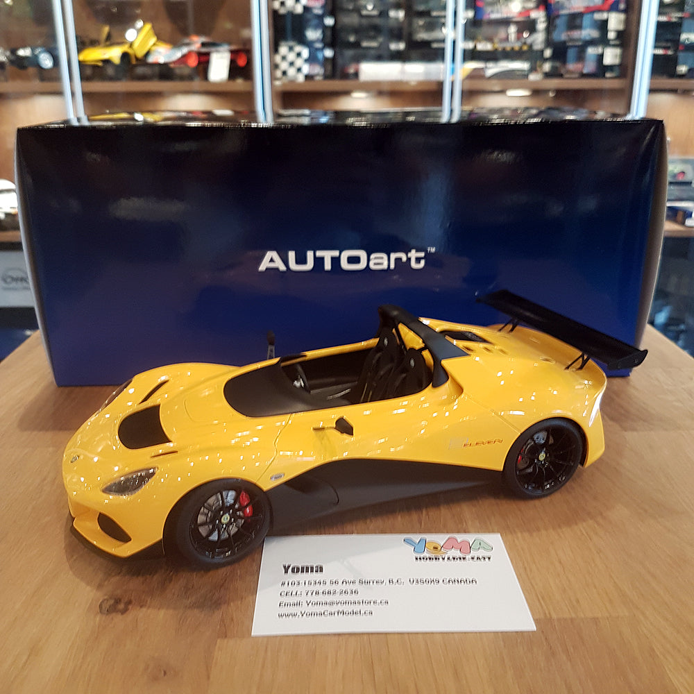 AUTOart 1:18 Lotus 3-Eleven Yellow 75393