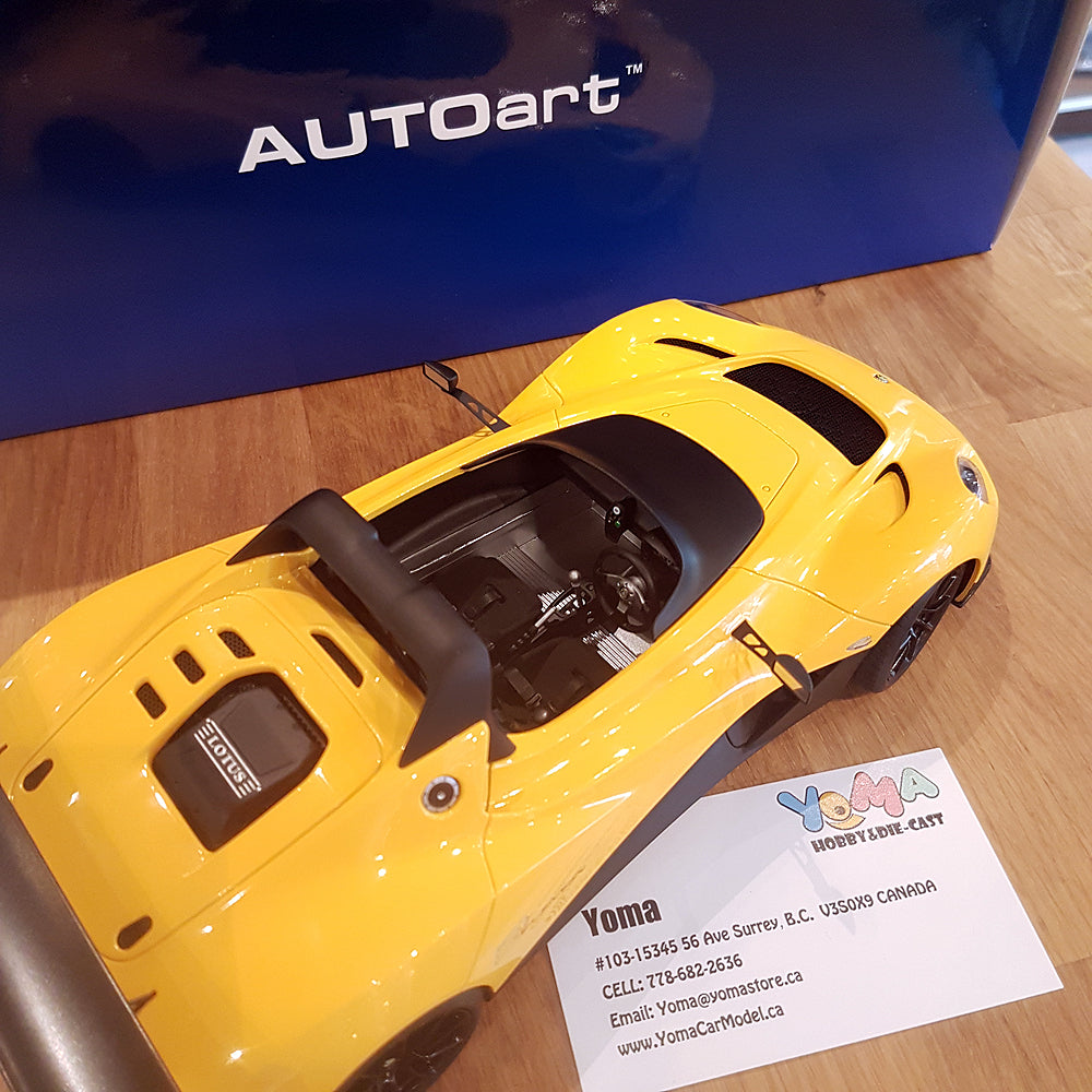 AUTOart 1:18 Lotus 3-Eleven Yellow 75393