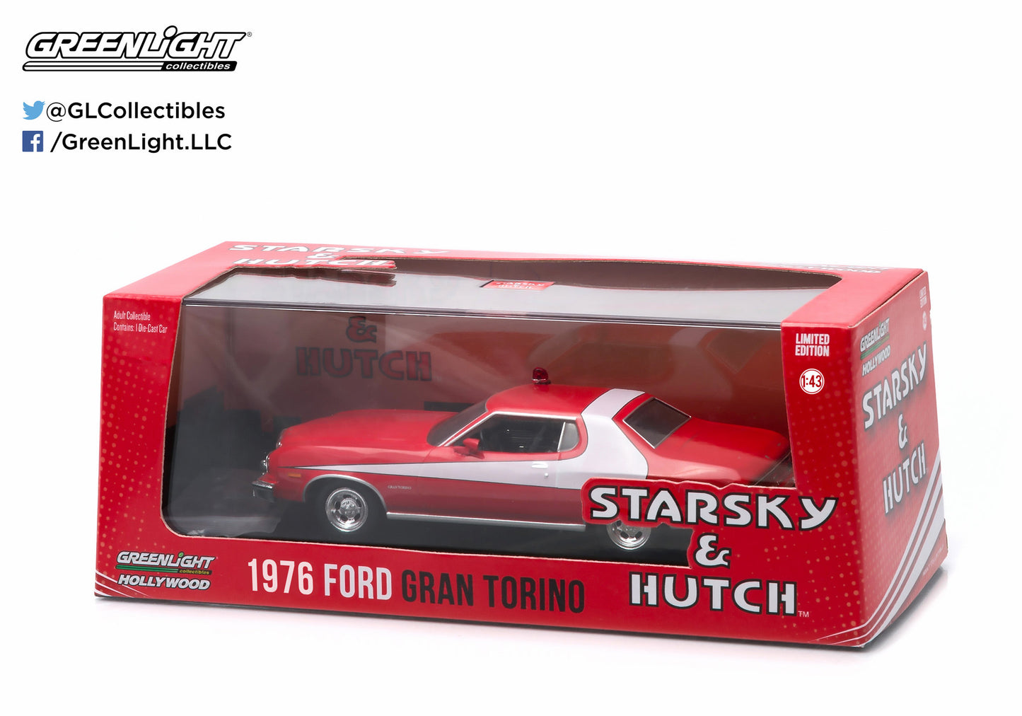 GreenLight 1:43 Starsky and Hutch (1975-79 TV Series) - 1976 Ford Gran Torino 86442