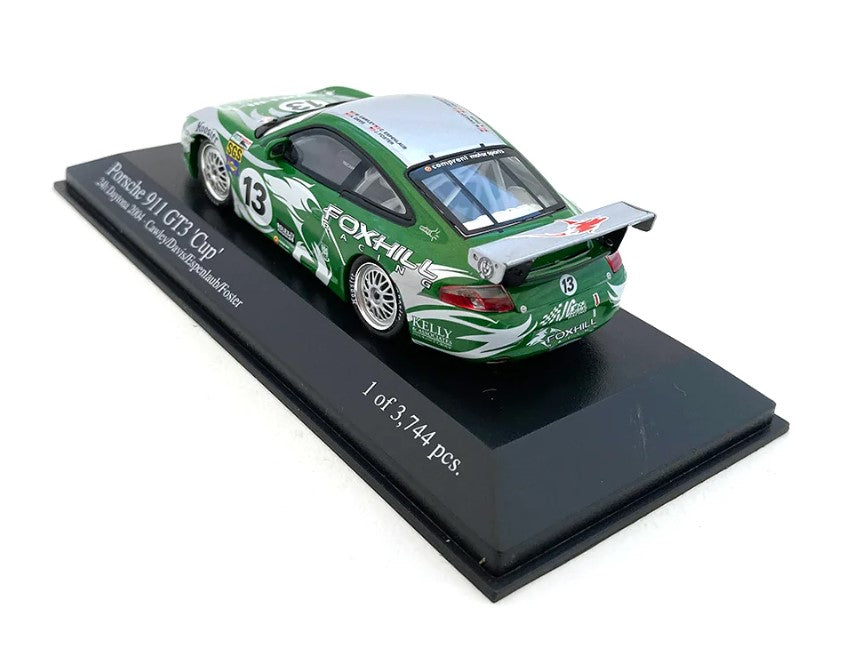Minichamps 1:43 Porsche 911 GT3 Cawley/Davis/Espenlaub/Foster #13 Team Foxhill Racing 24H Daytona 2004 400046213