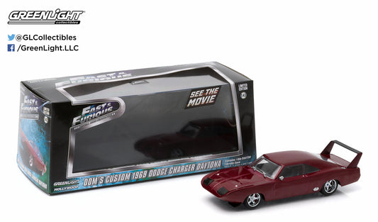 GreenLight 1:43 The Fast and the Furious Six (2013) - 1969 Dodge Charger Daytona - Maroon 86221