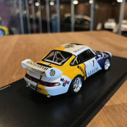 Schuco 1:43 Porsche 911 (993) Cup VIP #1 Porsche Supercup 1996 450888200