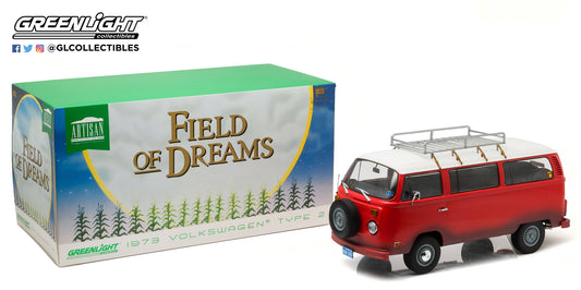 GreenLight 1:18 Artisan Collection - Field of Dreams (1989) - 1973 Volkswagen Type 2 (T2B) Bus 19010