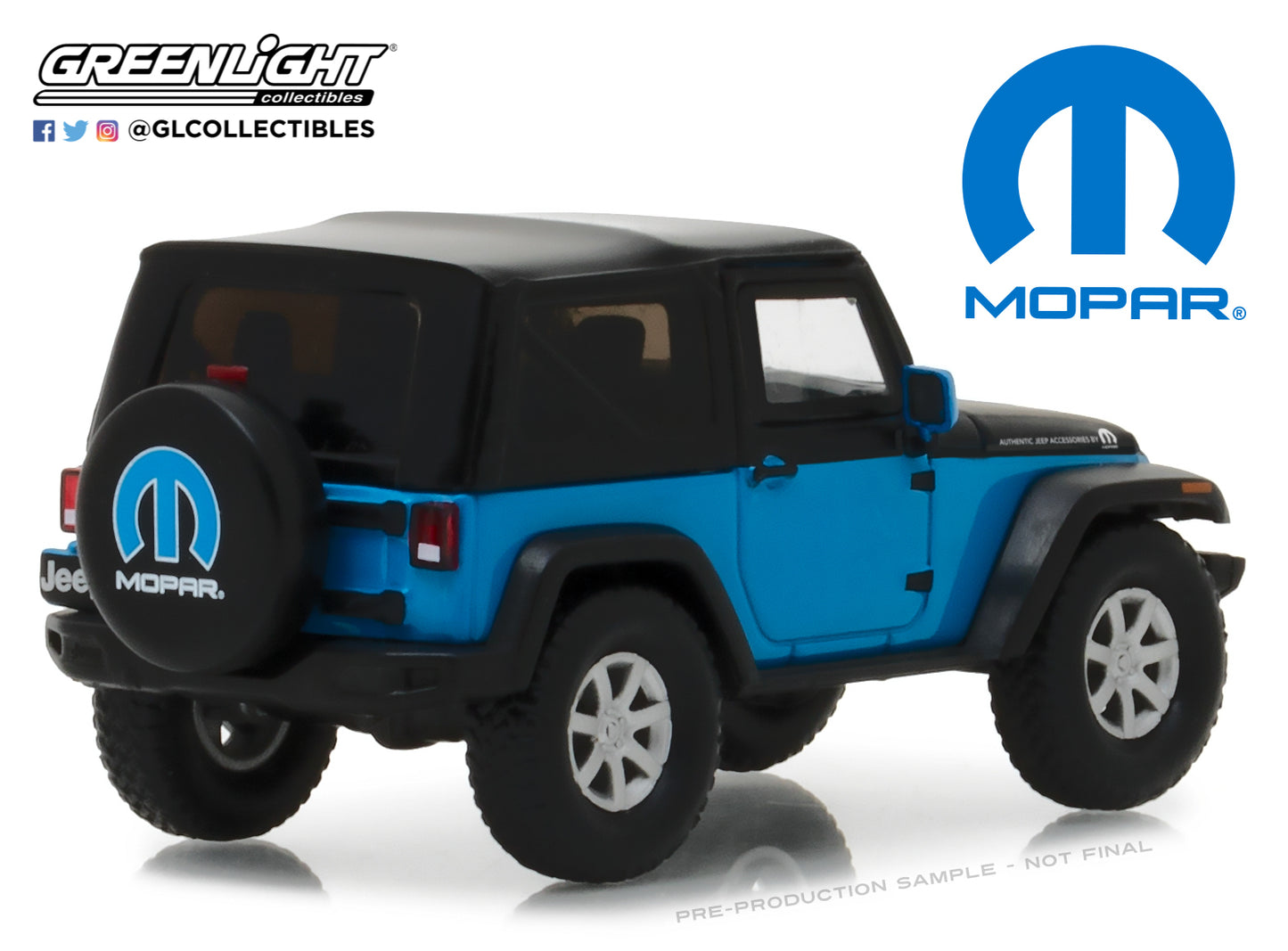 GreenLight 1:43 2010 Jeep Wrangler "The General" Jeep Wrangler Concept 86092