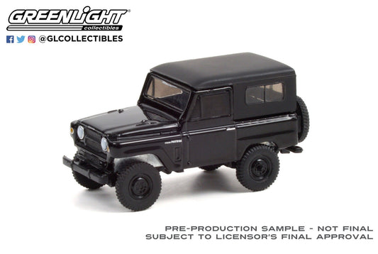 GreenLight 1:64 Black Bandit Series 25 - 1970 Nissan Patrol 28070-B