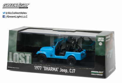 GreenLight 1:43 Lost (TV Series, 2004-10) - Jeep CJ-7 1977 Dharma Jeep 86309
