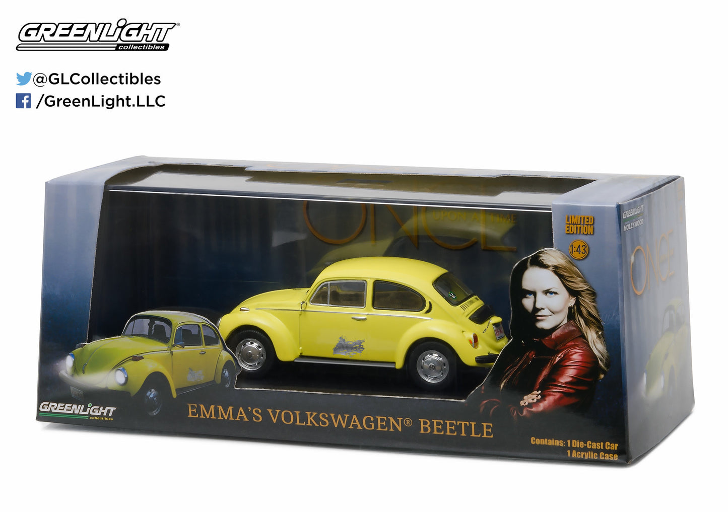 GreenLight 1:43 Once Upon A Time (2011-Current TV Series) - Emma's Volkswagen Beetle 86494