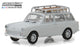 GreenLight 1/64 Estate Wagons Series 1 - 1968 Volkswagen Type 3 Squareback - Lotus White with Roof Rack 29910-D