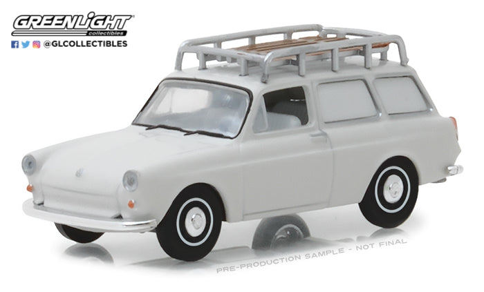 GreenLight 1/64 Club Vee-Dub Series 7 - 1963 Volkswagen Type 3 Panel Van with Roof Rack 29920-B