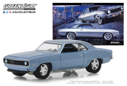 GreenLight 1/64 BFGoodrich Vintage Ad Cars - 1969 Chevrolet Camaro Bowtie Pastya 29976