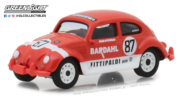 GreenLight 1/64 Bardahl - 1967 Volkswagen Beetle Bardahl #87 Team Fittipaldi 29988