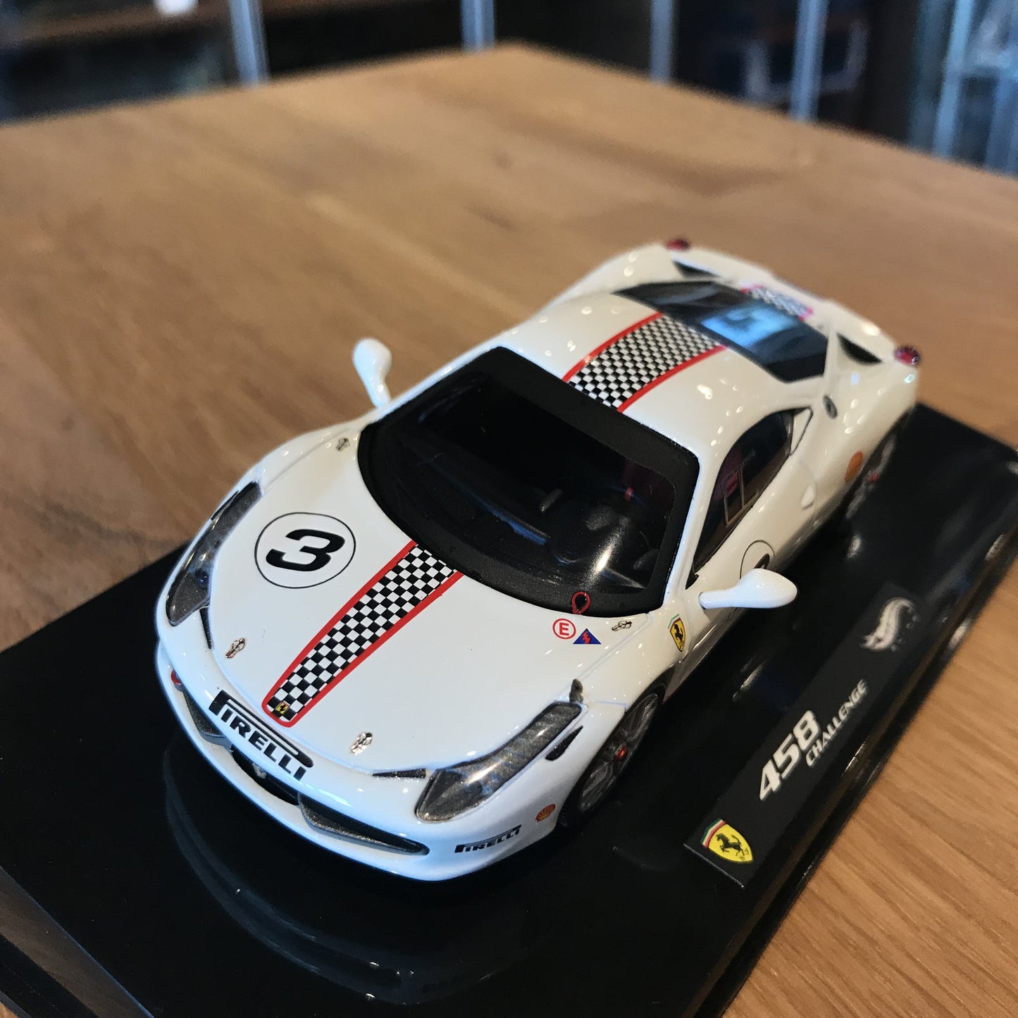HotWheels Elite 1:43 Ferrari 458 Italia Challenge #3 X5505