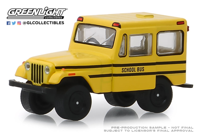 GreenLight 1/64 Jeep DJ-5 School Bus 30065