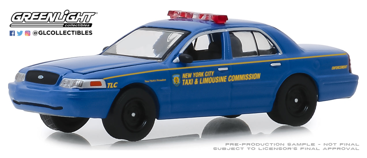 GreenLight 1:64 2006 Ford Crown Victoria New York City Taxi and Limousine Commission 30092