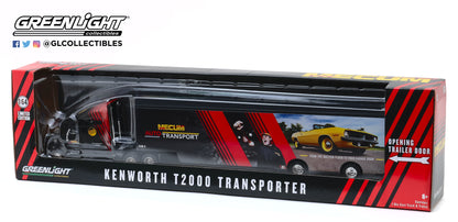 GreenLight 1:64 Kenworth T2000 Mecum Auctions Mecum Auto Transport Transporter From the Auction Floor to Your Garage Door 30106