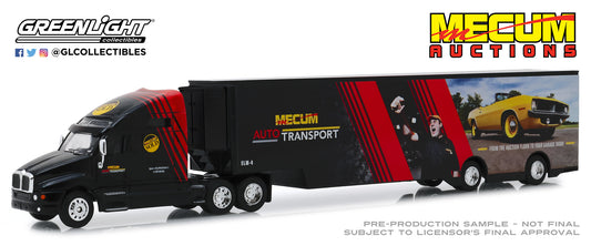 GreenLight 1:64 Kenworth T2000 Mecum Auctions Mecum Auto Transport Transporter From the Auction Floor to Your Garage Door 30106