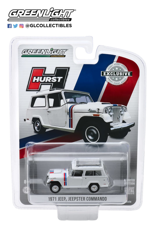 GreenLight 1:64 1971 Jeep Jeepster Commando - Hurst Edition 30115