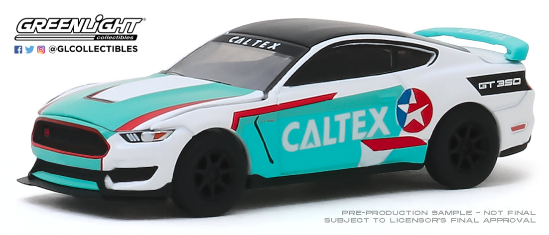 GreenLight 1:64 2019 Ford Shelby GT350R - Caltex Racing (Hobby Exclusive) 30133