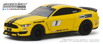 GreenLight 1:64 2016 Ford Mustang Shelby GT350 - Ford Performance Racing School GT350 Track Attack #1 - Triple Yellow (Hobby Exclusive) 30134