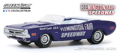 GreenLight 1:64 1971 Dodge Challenger Convertible Flemington Fair Speedway Official Pace Car 30146