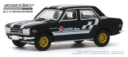 GreenLight 1:64 1971 Datsun 510 4-Door Sedan - Caltex with Techron 30169
