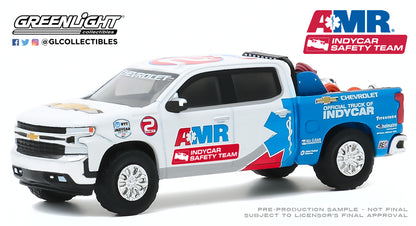 GreenLight 1:64 2020 Chevrolet Silverado - 2020 NTT IndyCar Series AMR Safety Team with Safety Equipment in Truck Bed 30179